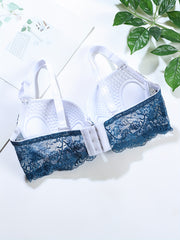 Lace Push Up Bra Breathable Bow Tie Lingerie