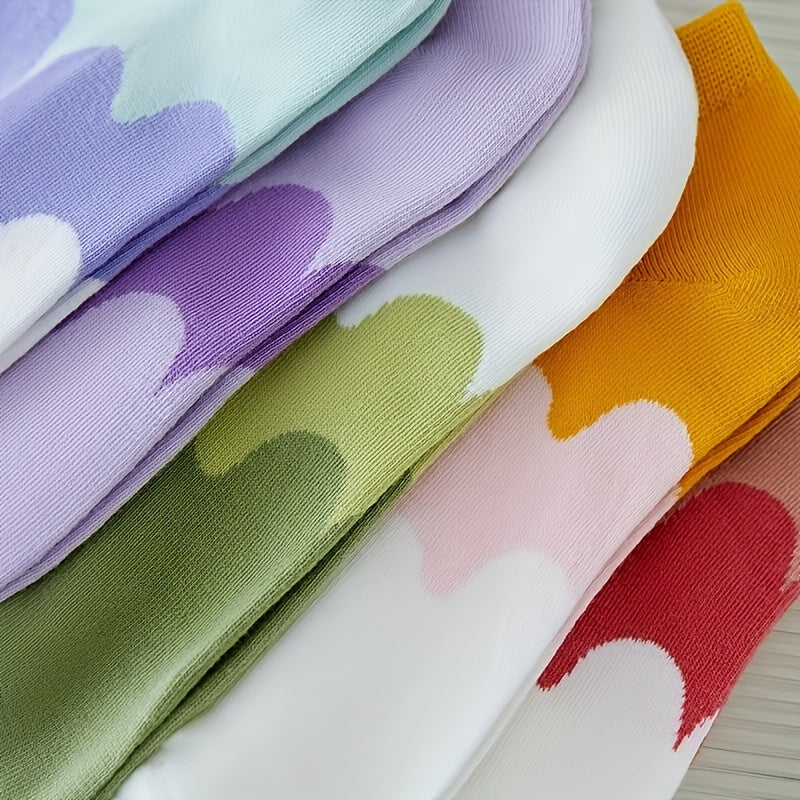 Colorblock Ankle Socks Soft Lightweight Low Cut Women's Stockings