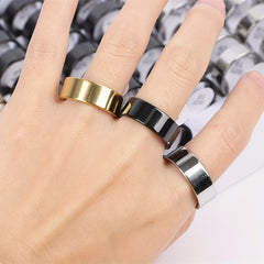 20Pcs Multicolor Stainless Steel Rings For Men Couples Party