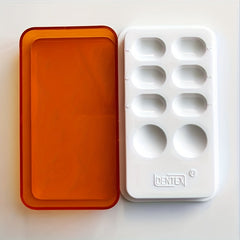 Dental Palette With Cover 8 Slot Dental Resin Palette Resin Shading Box