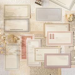 Retro Basic Postcard 30sheets DIY Material Record Memo Message Decoration