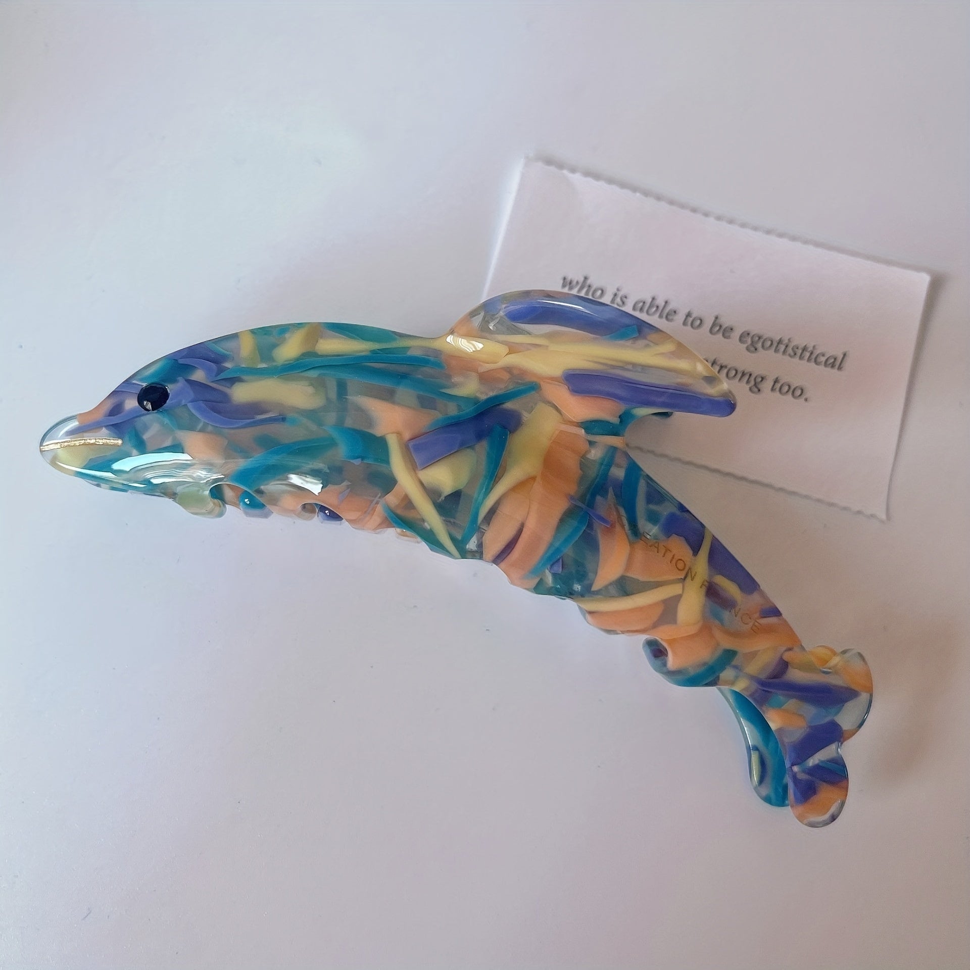 Cartoon Dolphin Shark Claw Clip for Girls, Hair Accessory