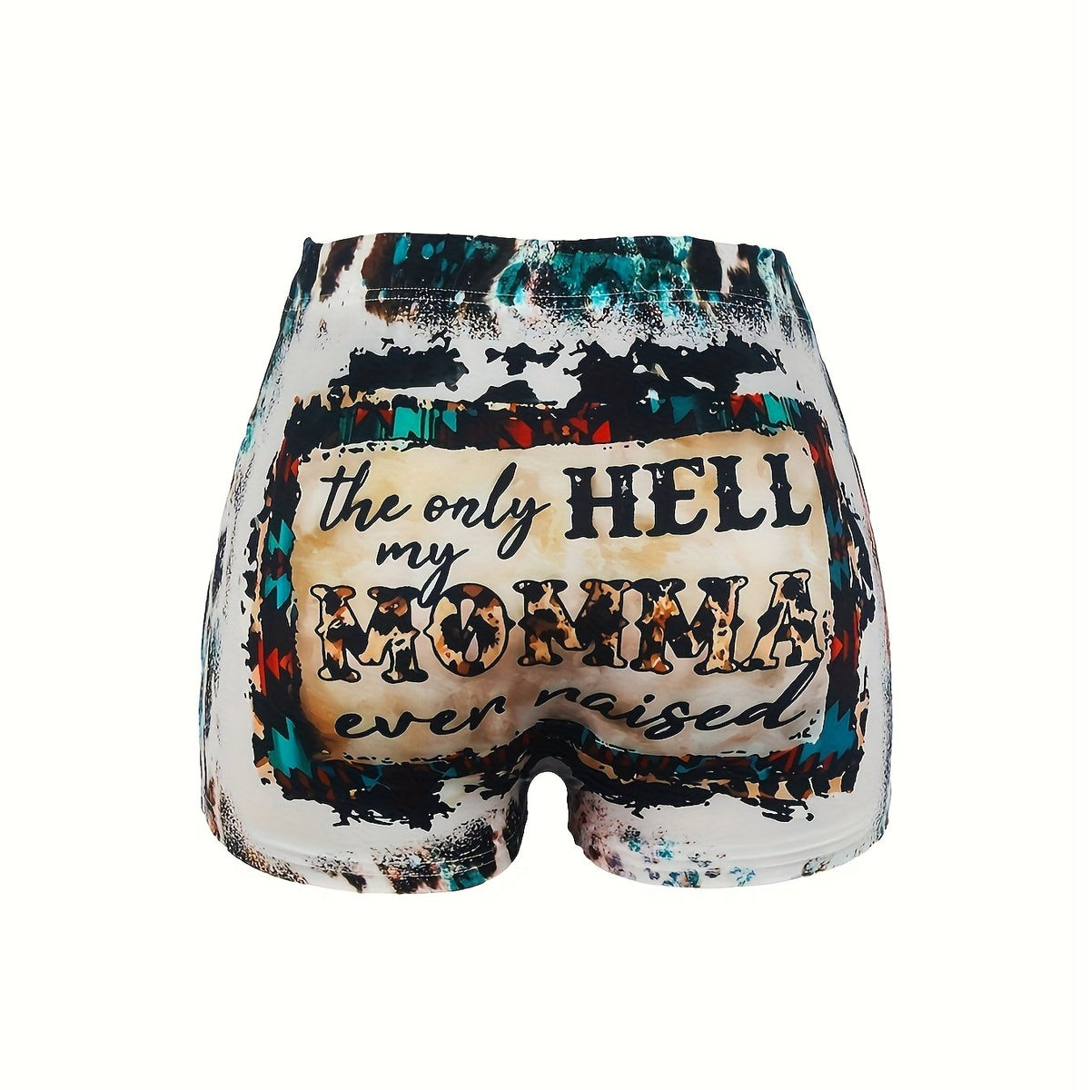  Sexy Leopard Print Distressed High Rise Skinny Shorts