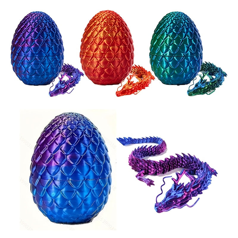 3D Printed Glow in the Dark Chinese Dragon & Surprise Egg