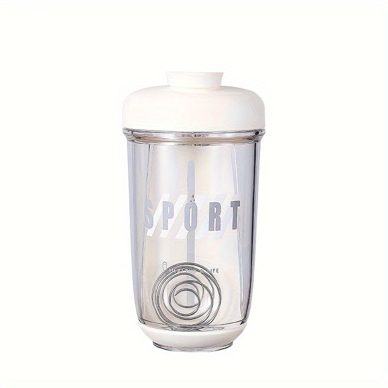 600ml Protein Powder Shaker Water Cup with Stirring Ball