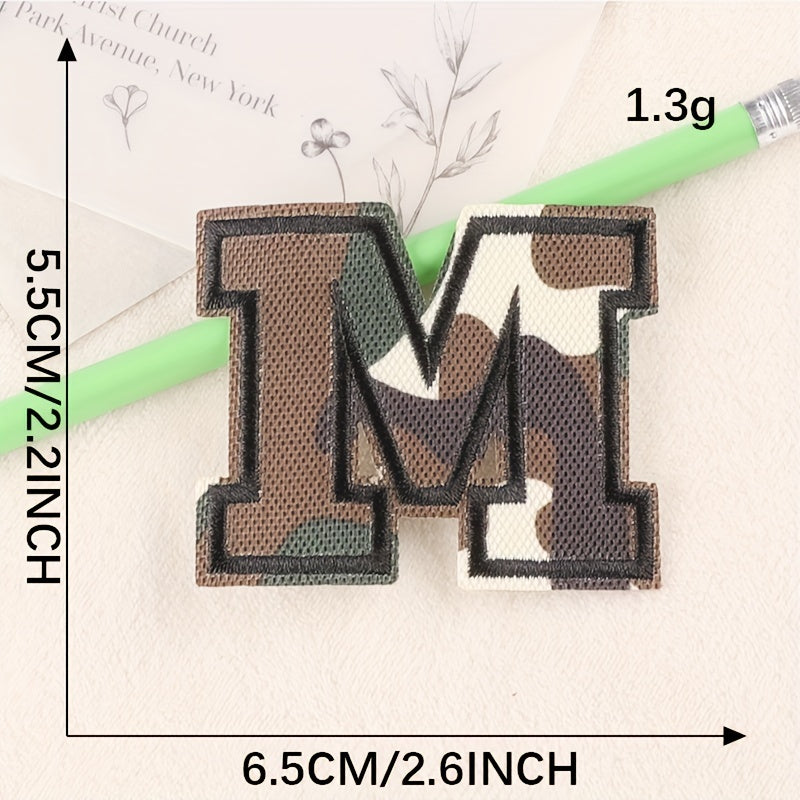 5pcs Men's Camouflage Patch Embroidered Badge DIY Brooch Costume Decoration