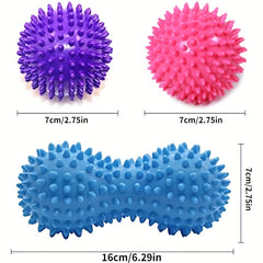3pcs Massage Fascia Balls Stress Relieve Plantar Fasciitis