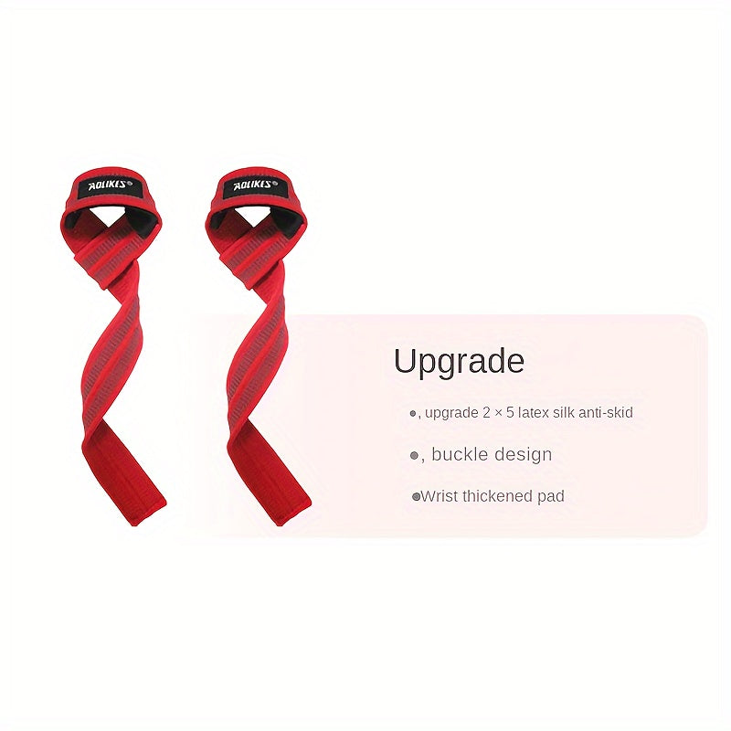 Fitness Non-slip Weightlifting Wrist Band, Strength Training Grip Band