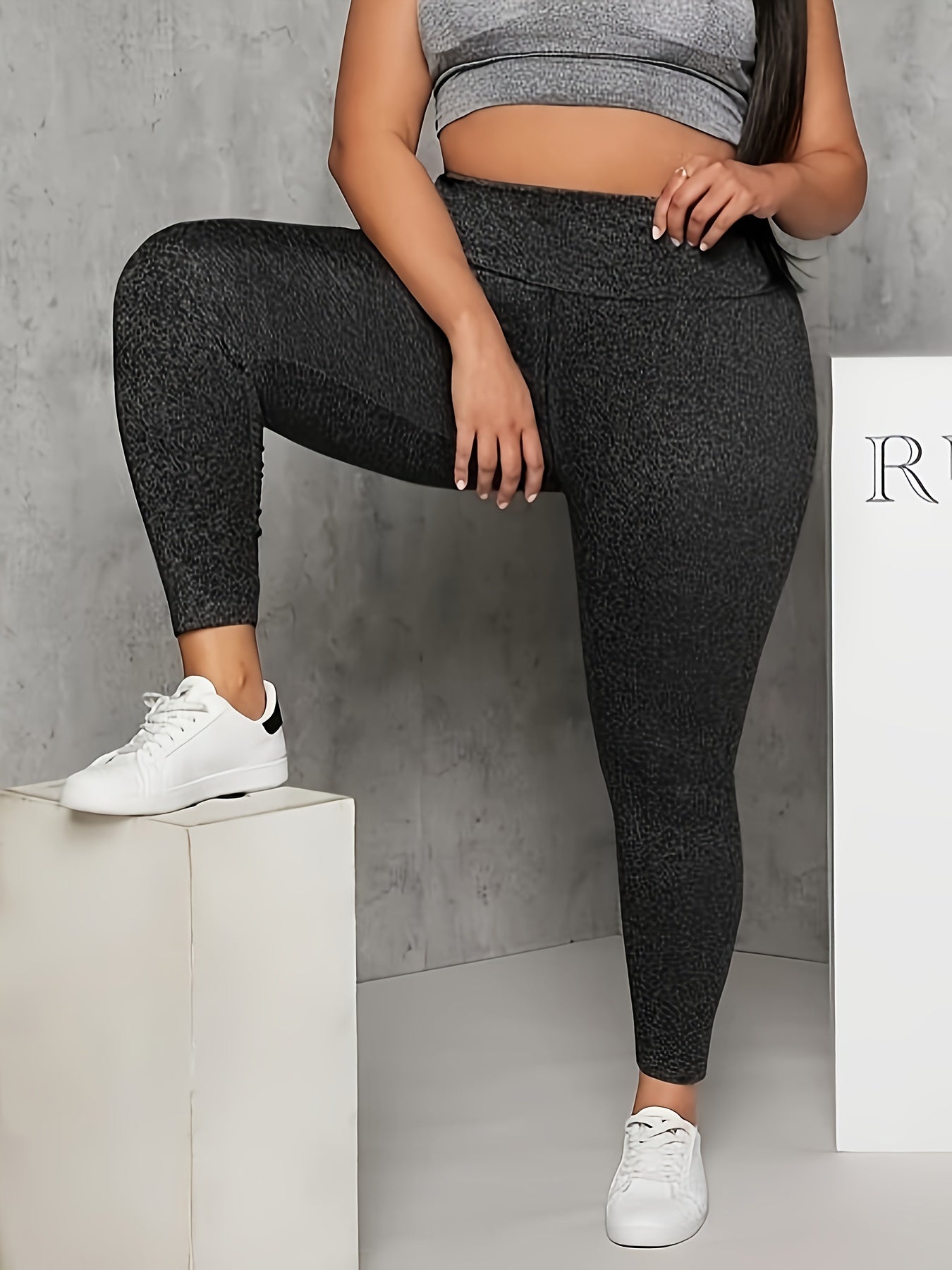  Solid High Waist Yoga Leggings