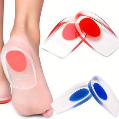 Medical Silicone Heel Pads - Gel Heel Cup Plantar Fasciitis Liner