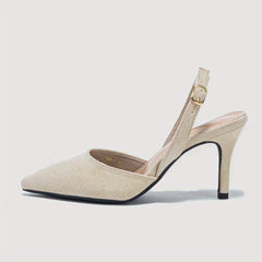 Women's Buckle Strap Stiletto Heels Slingback Pumps