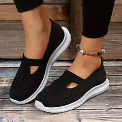 Women's Lightweight Slip On Knit Sneakers