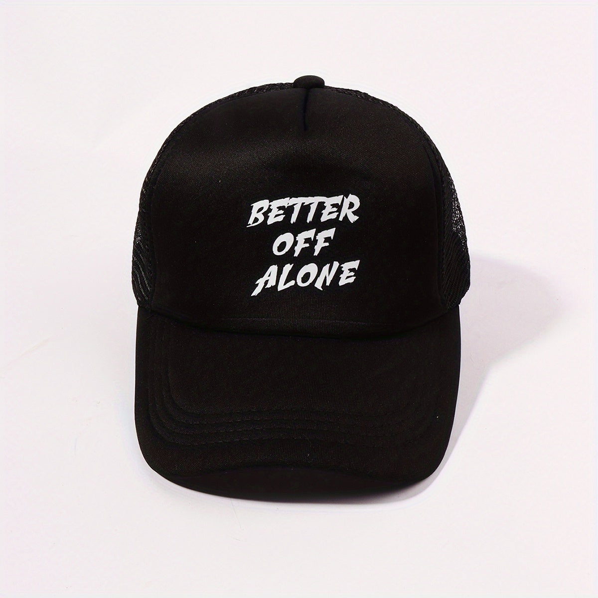 BETTER OFF ALONE Trucker Hat Mesh Baseball Cap Unisex