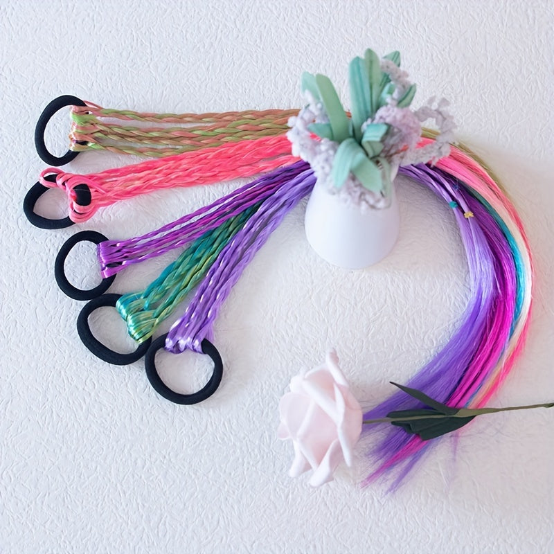 Colorful Braid Wigs Hair Rope Dreadlock Hair Rope Box Braid Hair Accessories