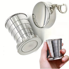Stainless Steel Folding Cup for Camping