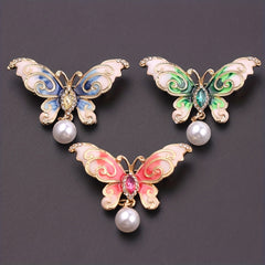 Butterfly Beads Brooch Backpack Pins