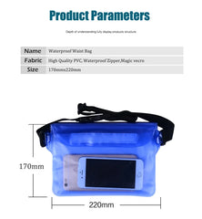 Waterproof Sealing Drift Diving Waist Bag for Phone