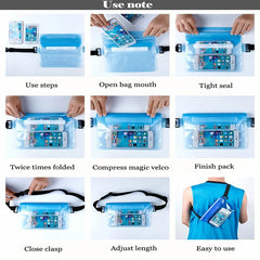 Waterproof Sealing Drift Diving Waist Bag for Phone