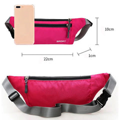 Waterproof Running Zip Bag Sports Shoulder Pouch Waistbag