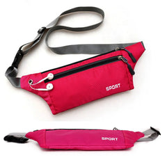 Waterproof Running Zip Bag Sports Shoulder Pouch Waistbag