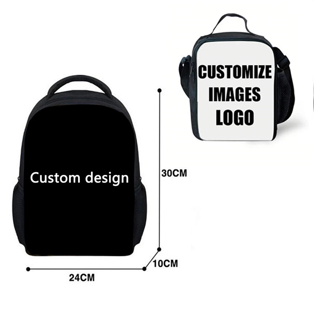 2-PCS Set Girl Bags for Kids Cartoon Storage Backpackbag Children Shoulder Bags