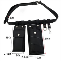Women's 2-Piece Leather Waist Bags Crossbody Chest Purses