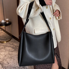 2 Sets Casual Totes Bag PU Leather Shoulder Bags for Women Female Travel Bag