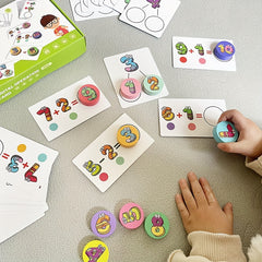 Wooden Number Chess for Kids: Early Math Addition Subtraction Set