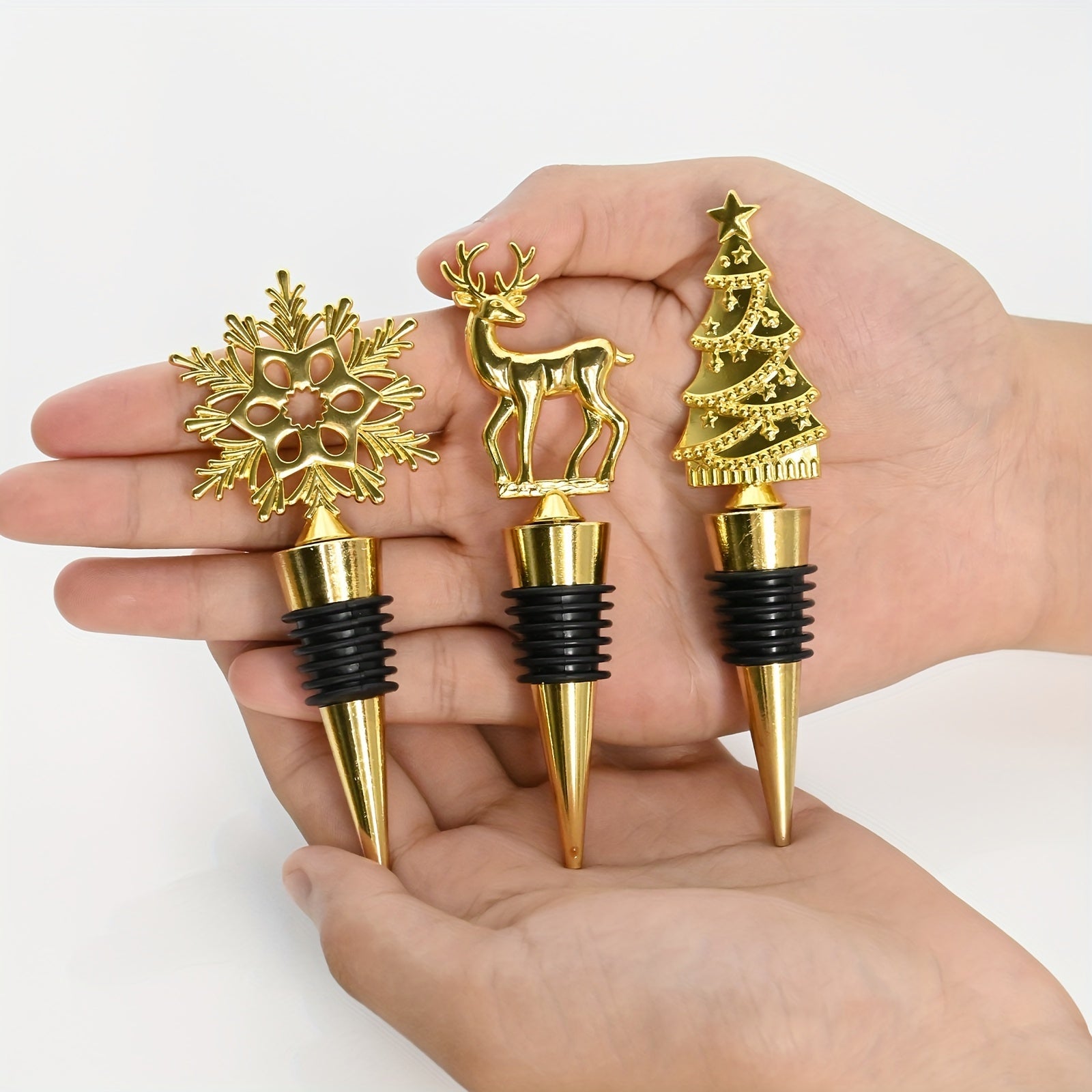 Christmas Gift Wine Preservation Stopper Party Decoration