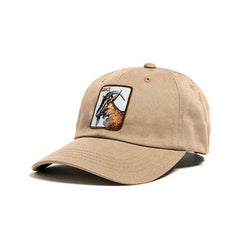 Unisex Animal Pattern Embroidery Baseball Cap SunShade Trucker Cap