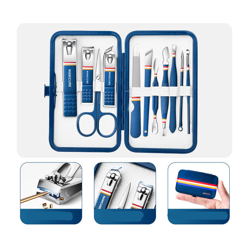 13pcs Nail Clipper Scissors Ear Picking Set Personal Care Accessories