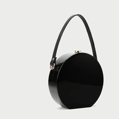 Solid Acrylic Round Box Clutch Shoulder Bag