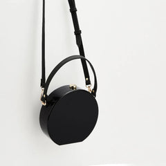 Solid Acrylic Round Box Clutch Shoulder Bag