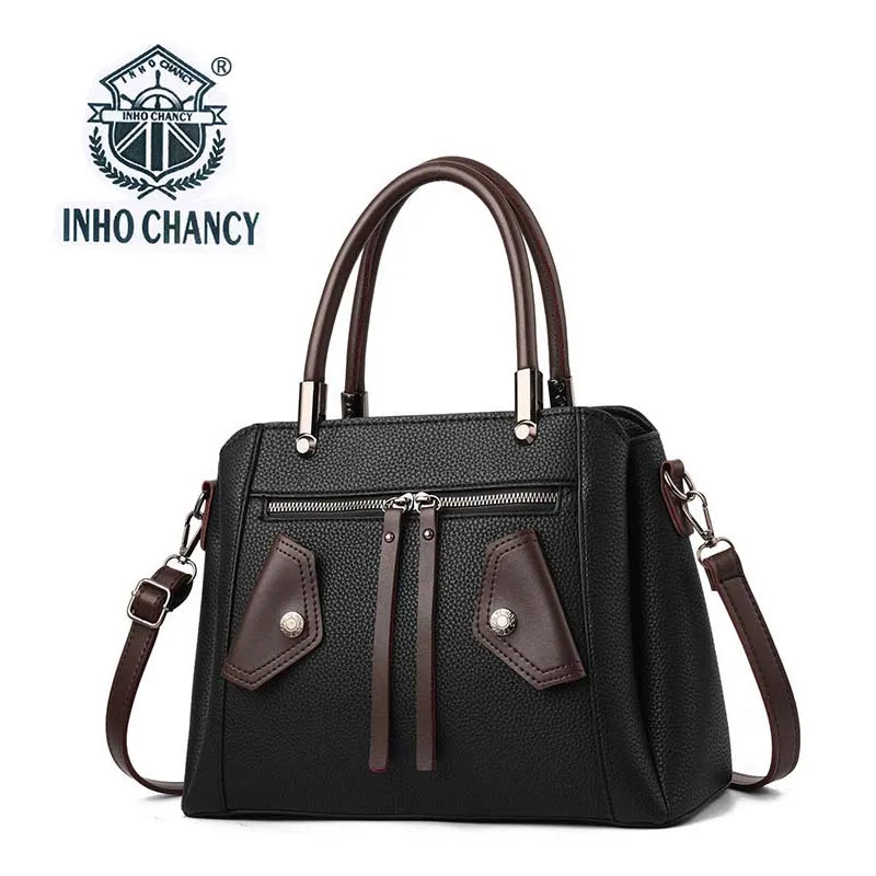 Women Handbag PU Large Capacity Shoulder Bag
