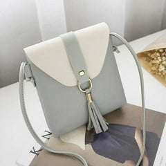 Women Mini Tassel Crossbody Bag Chain Shoulder Messenger Purse Satchel