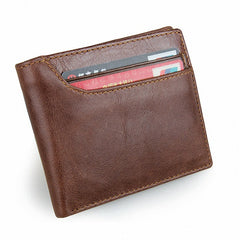 Cow Leather Men Clutch Wallets Male Purse Short Wallet Man's Clutch
