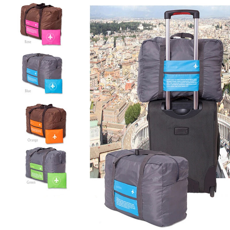 Large Capacity Waterproof Nylon Travel Bag for Men and Women