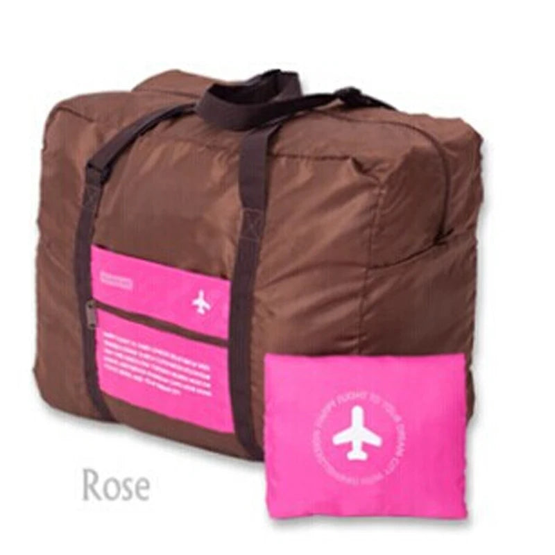 Large Capacity Waterproof Nylon Travel Bag for Men and Women