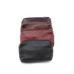 Leather Car Key Wallet Purse Holder Organizer Pouch Bag