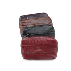 Leather Car Key Wallet Purse Holder Organizer Pouch Bag