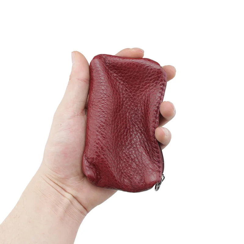 Leather Car Key Wallet Purse Holder Organizer Pouch Bag