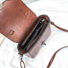 Vintage Casual small Leather Handbag for Women