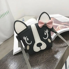 Hot Kids Girls Cartoon Animal Dog Ear Handbag Shoulder Bag Purse Messenger