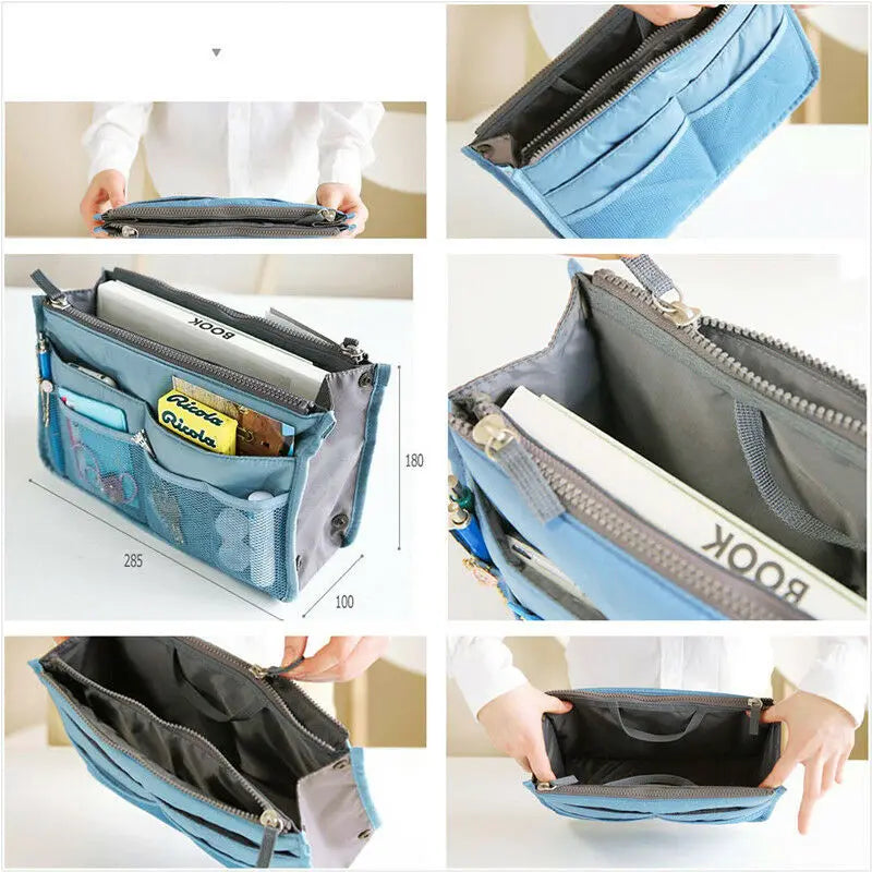 Hot Women Lady Travel Insert Storage Bags Organiser Purse Large Liner Organizer
