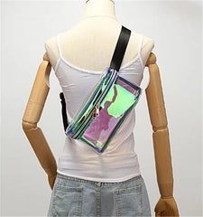 Waterproof Transparent Waist Bags Laser Waist Pack Clear Fanny Pack
