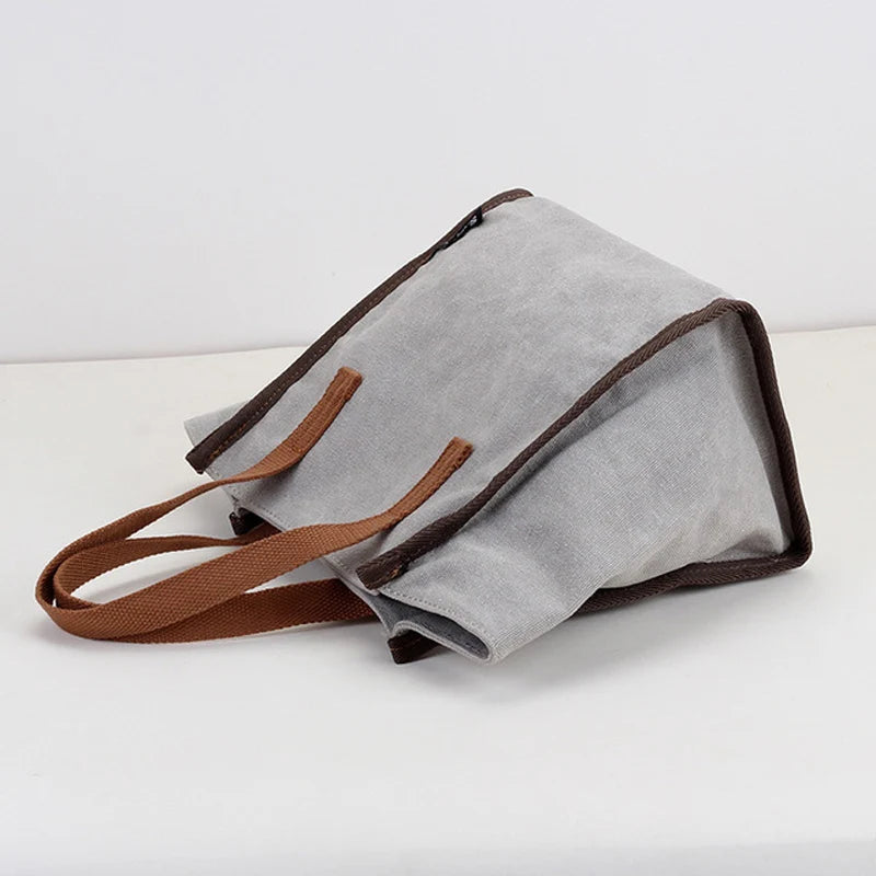 Canvas Wing Bag Small Handbag Literary Style Little Bag