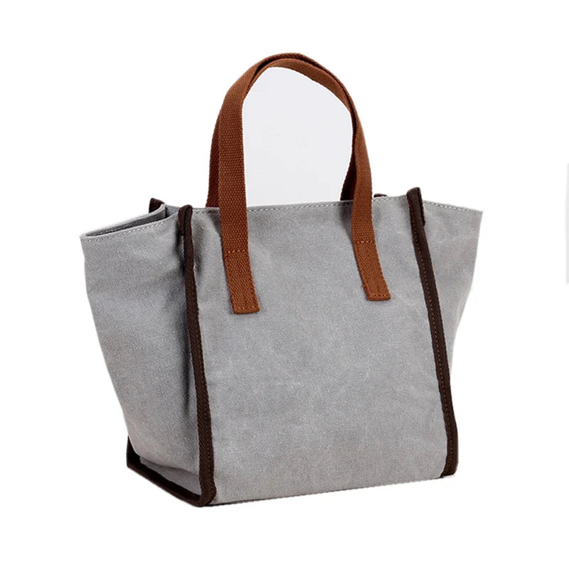 Canvas Wing Bag Small Handbag Literary Style Little Bag