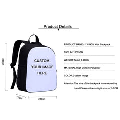 Mini 3D Animal Backpack for Kids, 13 Inch