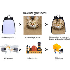 Mini 3D Animal Backpack for Kids, 13 Inch