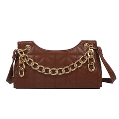 Casual Chain Lingge Shoulder Messenger Bag Small Square Bag